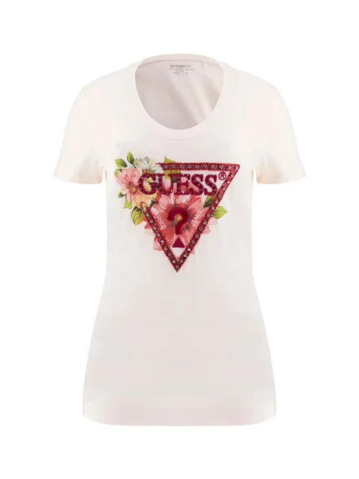 Damen GUESS Triangle T-Shirt