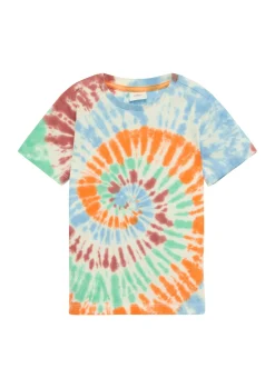 Kinder s.Oliver T-Shirt aus Baumwolle mit Tie Dye