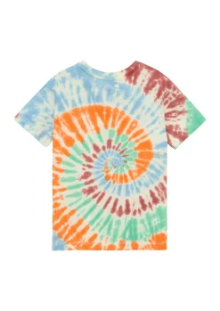 Kinder s.Oliver T-Shirt aus Baumwolle mit Tie Dye