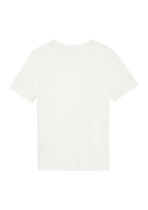 Kinder s.Oliver T-Shirt aus Baumwolle mit kleinem Schriftprint