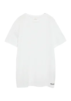Kinder s.Oliver T-Shirt aus Baumwolle mit kleinem Schriftprint