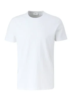 Herren s.Oliver BLACK LABEL T-Shirt aus Baumwollstretch
