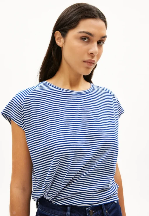 Damen armedangels T-Shirt aus Bio-Baumwolle ONELIAA LOVELY STRIPES