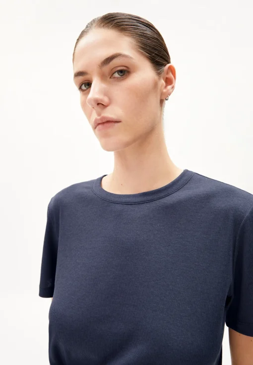 Damen armedangels T-Shirt aus TENCEL™ Lyocell Mix GENESAA