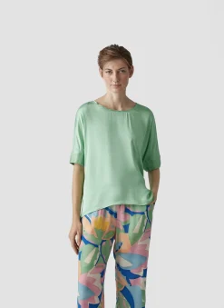 Damen Lecomte T-Shirt aus Viskose