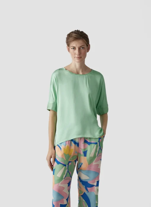 Damen Lecomte T-Shirt aus Viskose