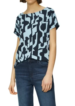 Damen s.Oliver T-Shirt aus Viskosemix im Relaxed Fit