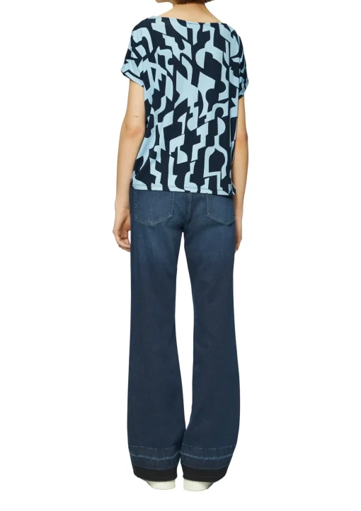 Damen s.Oliver T-Shirt aus Viskosemix im Relaxed Fit