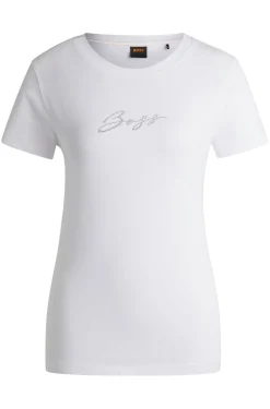 Damen Boss Orange T-Shirt Esogo Crystal