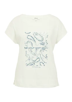 Damen s.Oliver T-Shirt im Relaxed Fit mit Artwork