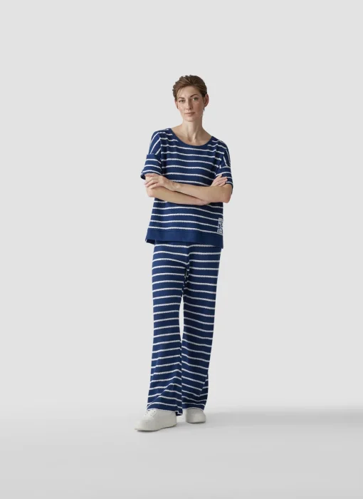Damen Lecomte T-Shirt im Streifenlook