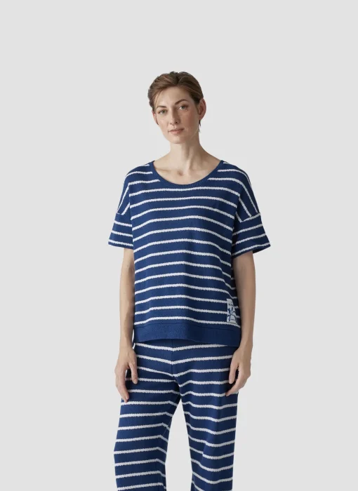 Damen Lecomte T-Shirt im Streifenlook