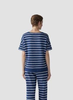 Damen Lecomte T-Shirt im Streifenlook