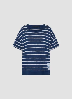 Damen Lecomte T-Shirt im Streifenlook