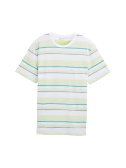 Herren Tom Tailor T-Shirt im Streifenmuster