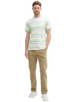 Herren Tom Tailor T-Shirt im Streifenmuster