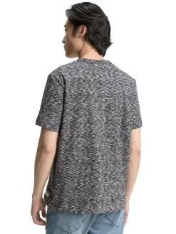 Herren Tom Tailor T-Shirt in Melange-Optik