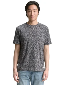 Herren Tom Tailor T-Shirt in Melange-Optik