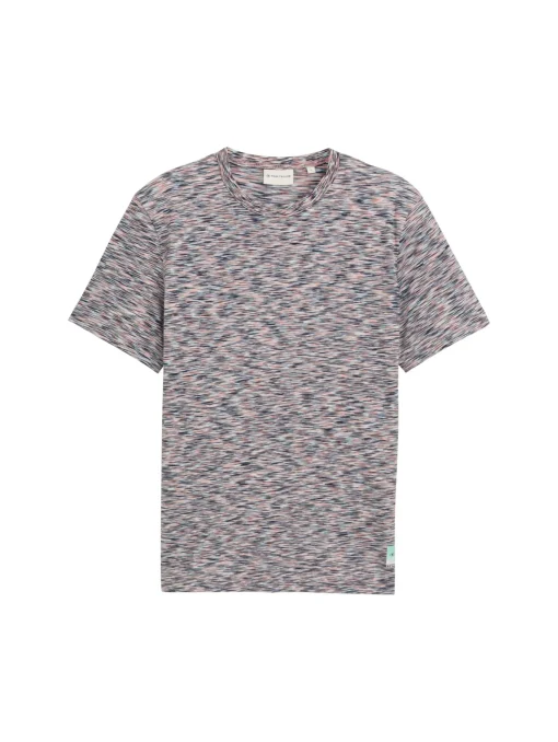 Herren Tom Tailor T-Shirt in Melange-Optik