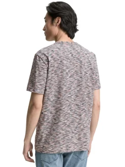 Herren Tom Tailor T-Shirt in Melange-Optik