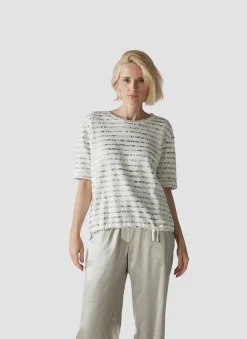 Damen Lecomte T-Shirt in Streifenoptik