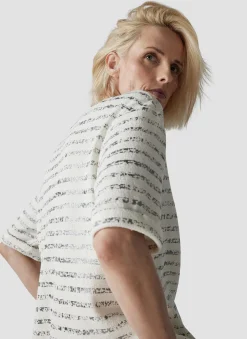 Damen Lecomte T-Shirt in Streifenoptik