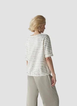 Damen Lecomte T-Shirt in Streifenoptik