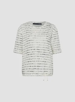 Damen Lecomte T-Shirt in Streifenoptik