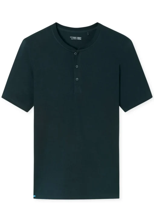 Herren Schiesser T-Shirt Knopfleiste