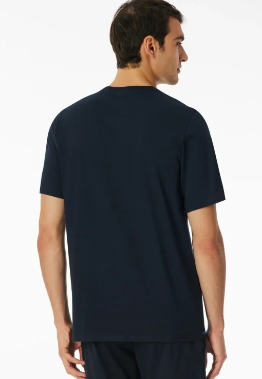 Herren Schiesser T-Shirt Knopfleiste