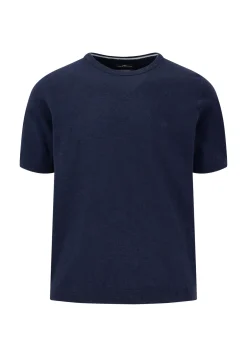 Herren Fynch-Hatton T-Shirt Leinenmix