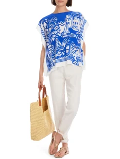 Damen Marc Cain T-Shirt mit Allover-Muster