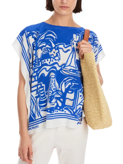 Damen Marc Cain T-Shirt mit Allover-Muster