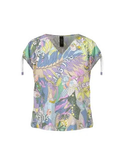 Damen Marc Cain T-Shirt mit Allover-Muster