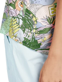 Damen Marc Cain T-Shirt mit Allover-Muster