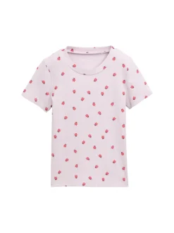 Kinder Tom Tailor Denim T-Shirt mit Allover-Print