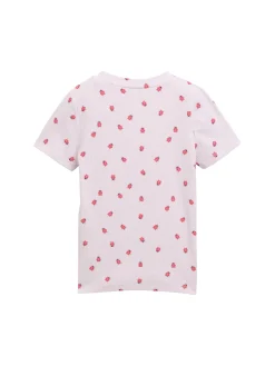 Kinder Tom Tailor Denim T-Shirt mit Allover-Print