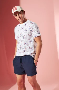 Herren Tom Tailor T-Shirt mit Allover-Print