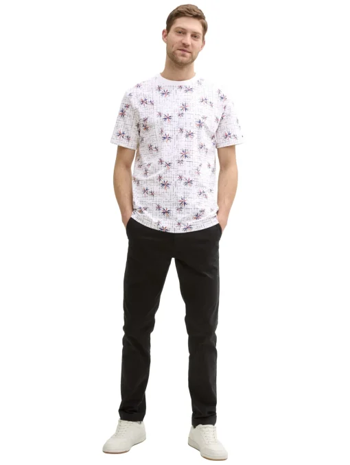 Herren Tom Tailor T-Shirt mit Allover-Print