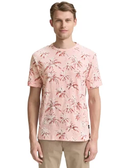 Herren Tom Tailor T-Shirt mit Allover-Print