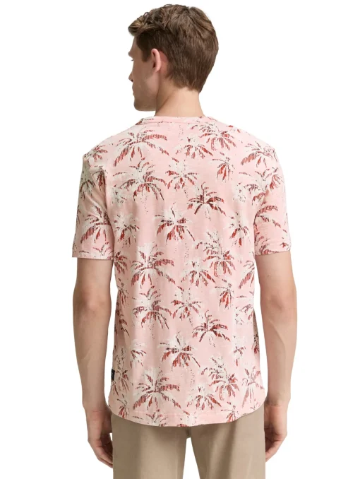 Herren Tom Tailor T-Shirt mit Allover-Print