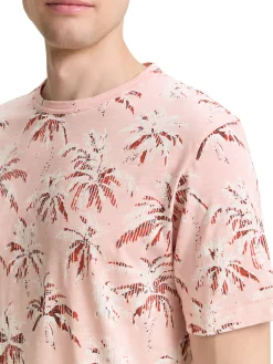 Herren Tom Tailor T-Shirt mit Allover-Print