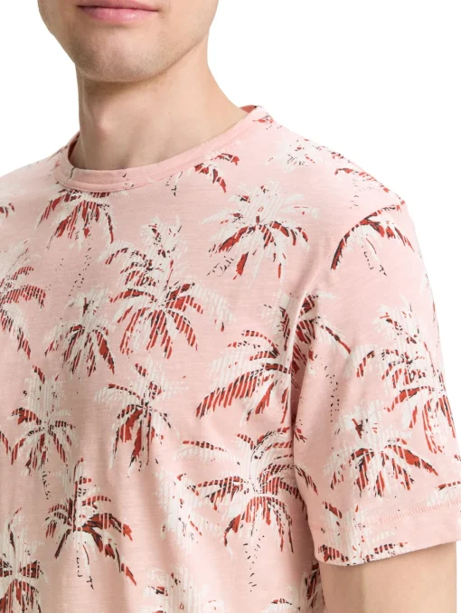 Herren Tom Tailor T-Shirt mit Allover-Print