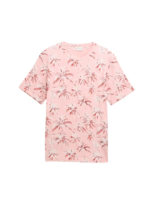 Herren Tom Tailor T-Shirt mit Allover-Print