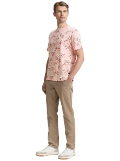 Herren Tom Tailor T-Shirt mit Allover-Print