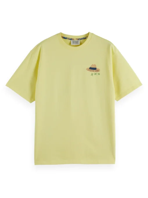 Herren Scotch & Soda T-Shirt mit Artwork-Print