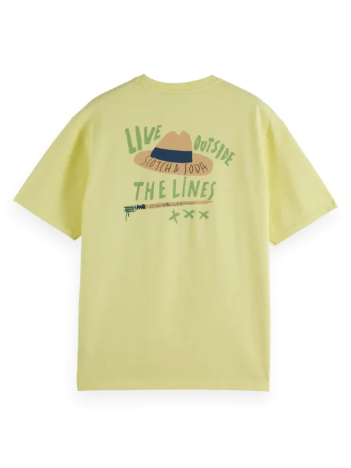 Herren Scotch & Soda T-Shirt mit Artwork-Print