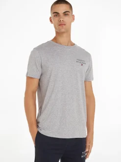Herren Tommy Hilfiger T-Shirt mit aufgesticktem Logo