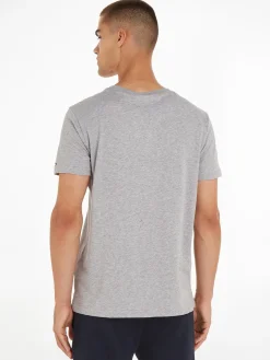 Herren Tommy Hilfiger T-Shirt mit aufgesticktem Logo