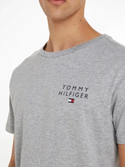 Herren Tommy Hilfiger T-Shirt mit aufgesticktem Logo